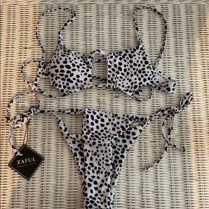 dalmatian print bikini